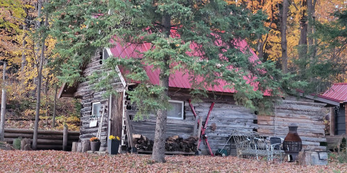 Century-Old Cabin: 2-Night Stay with Sparkling Wine & Lavender Treats